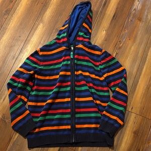 Gymboree Multicolor Striped Kids Hoodie